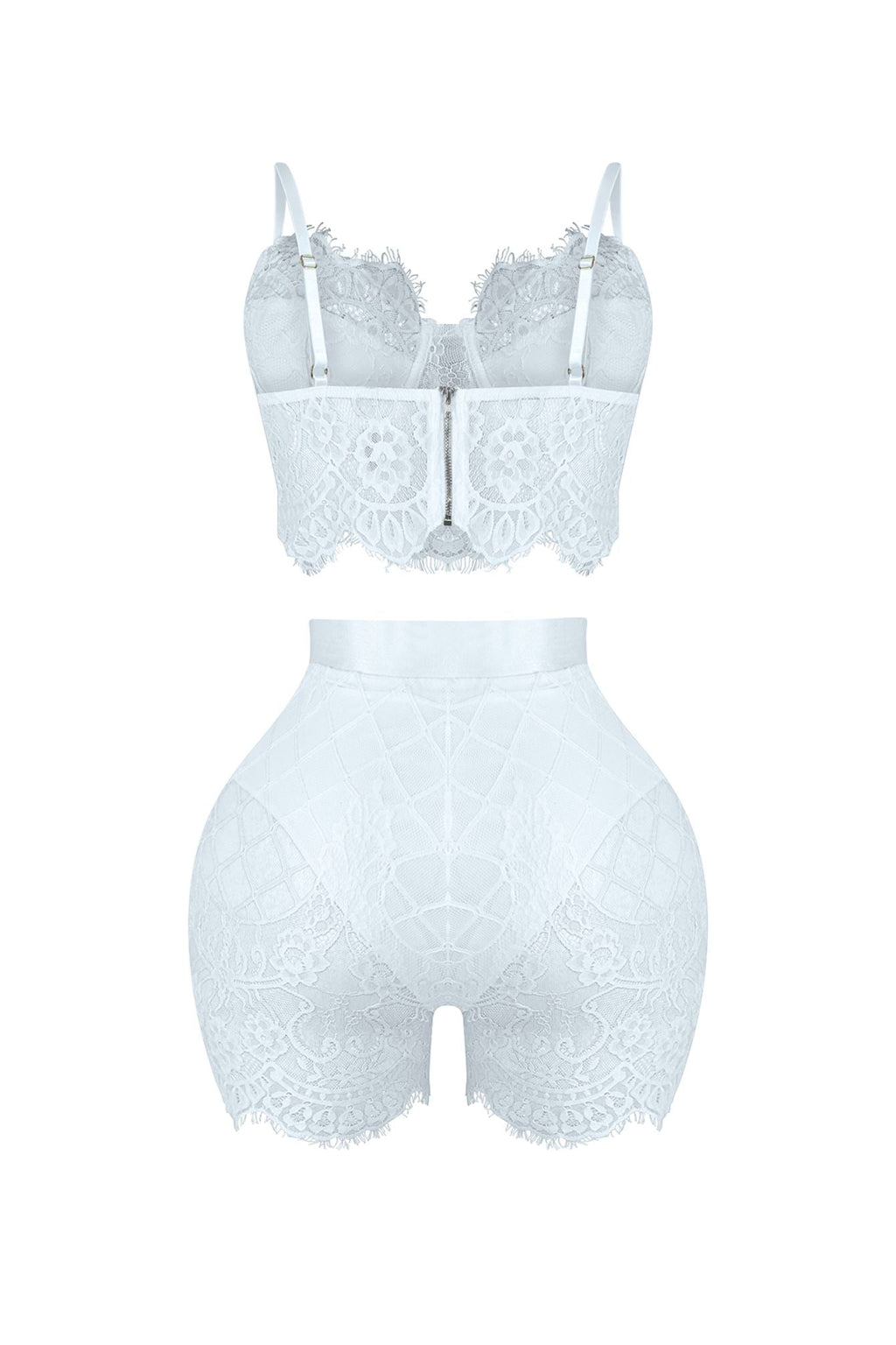 Relapse Lace Bustier & Shorts SET