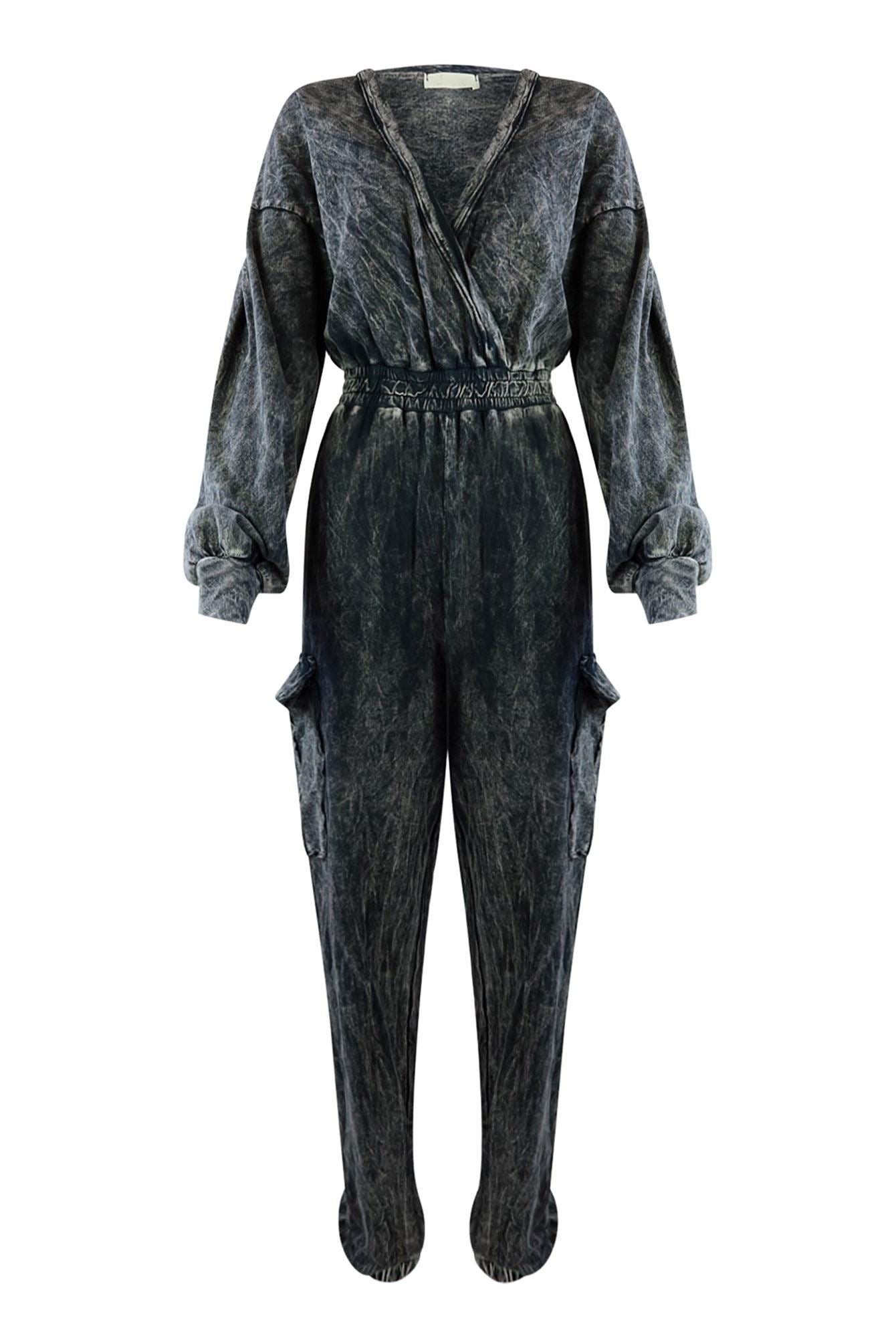 Kimono Mineral Washed Jumpsuit