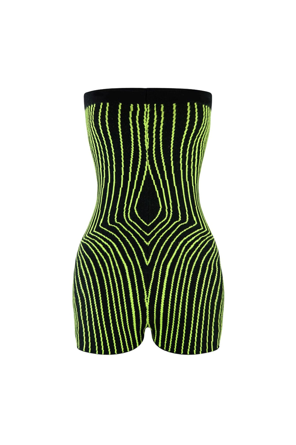 Stay Focused Jacquard Knit Romper