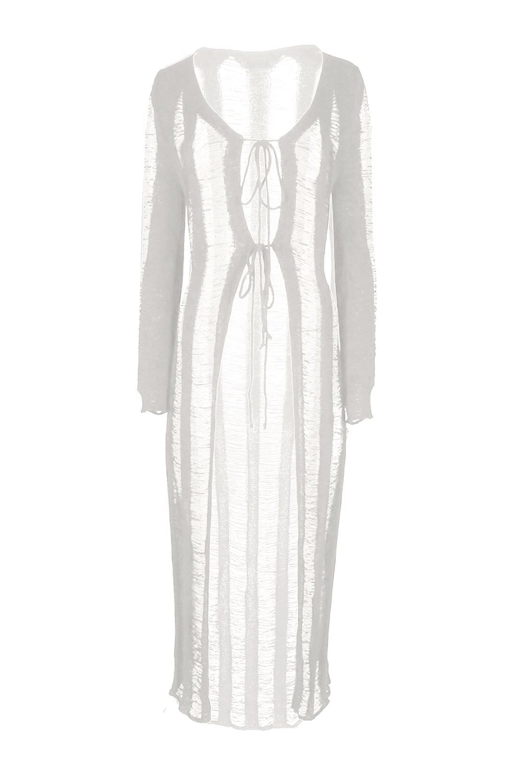 Private Island Distressed Maxi Cardigan Cover Up