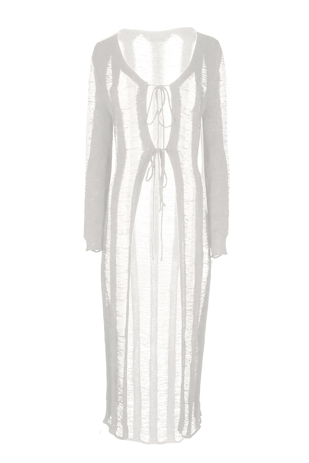 Private Island Distressed Maxi Cardigan Cover Up