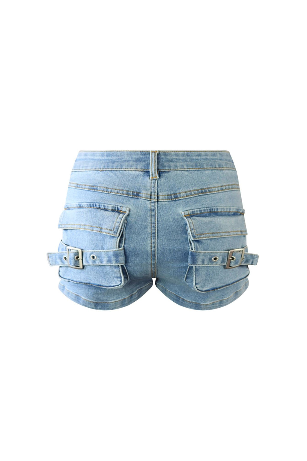 Selma Multi Pocket Denim Shorts