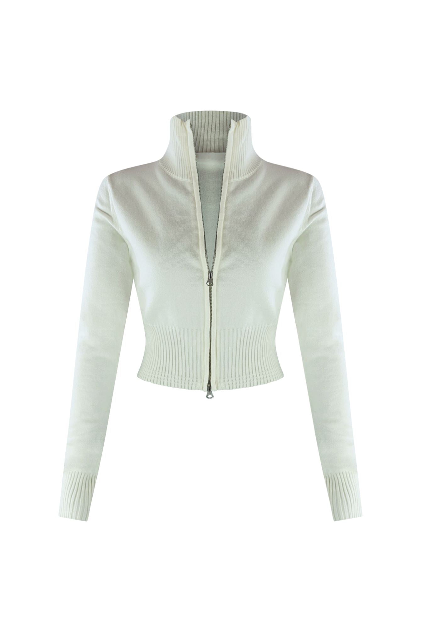 Another Round Two Way Zipper Knit Top