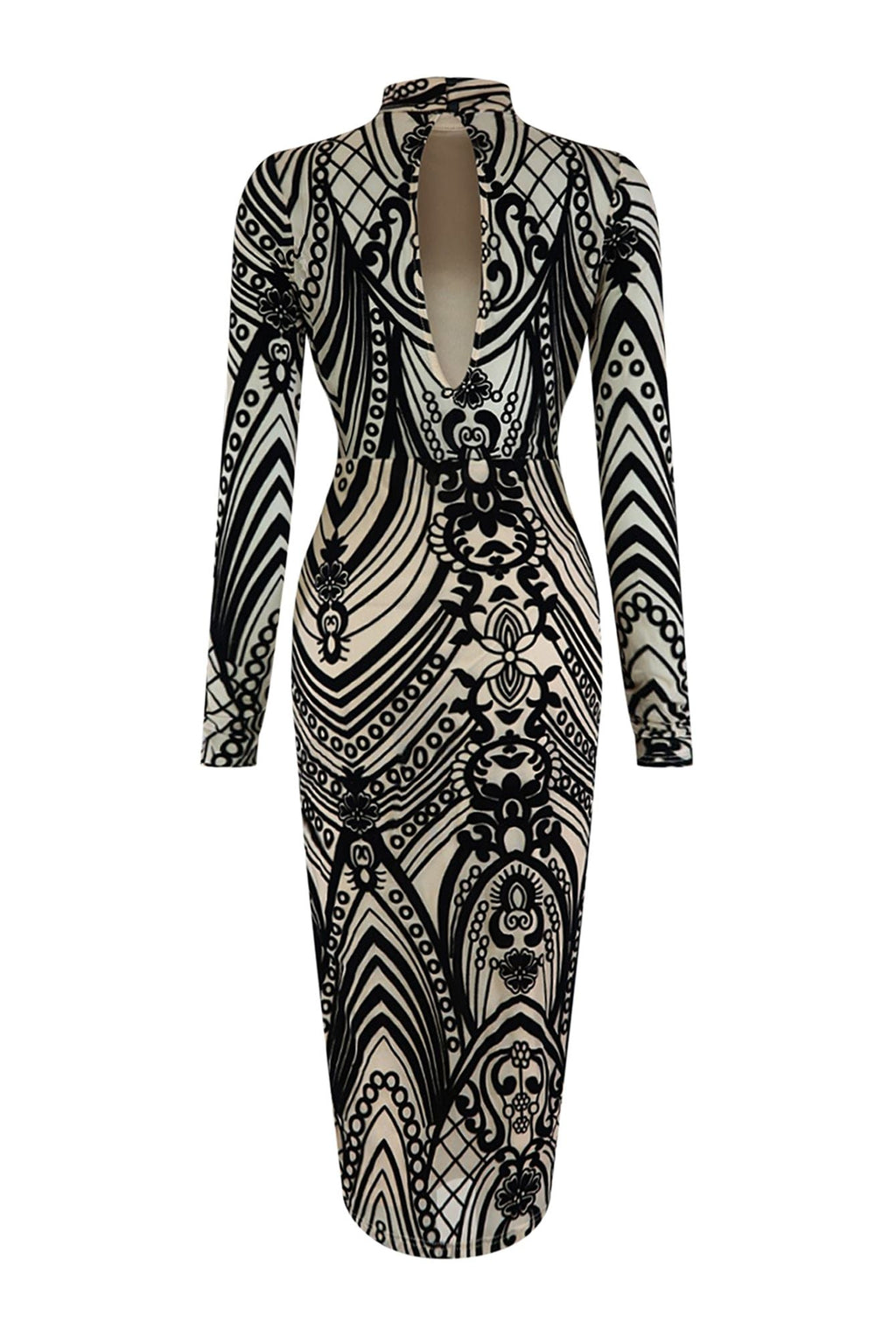 Karma Is Back Velvet Midi Dress