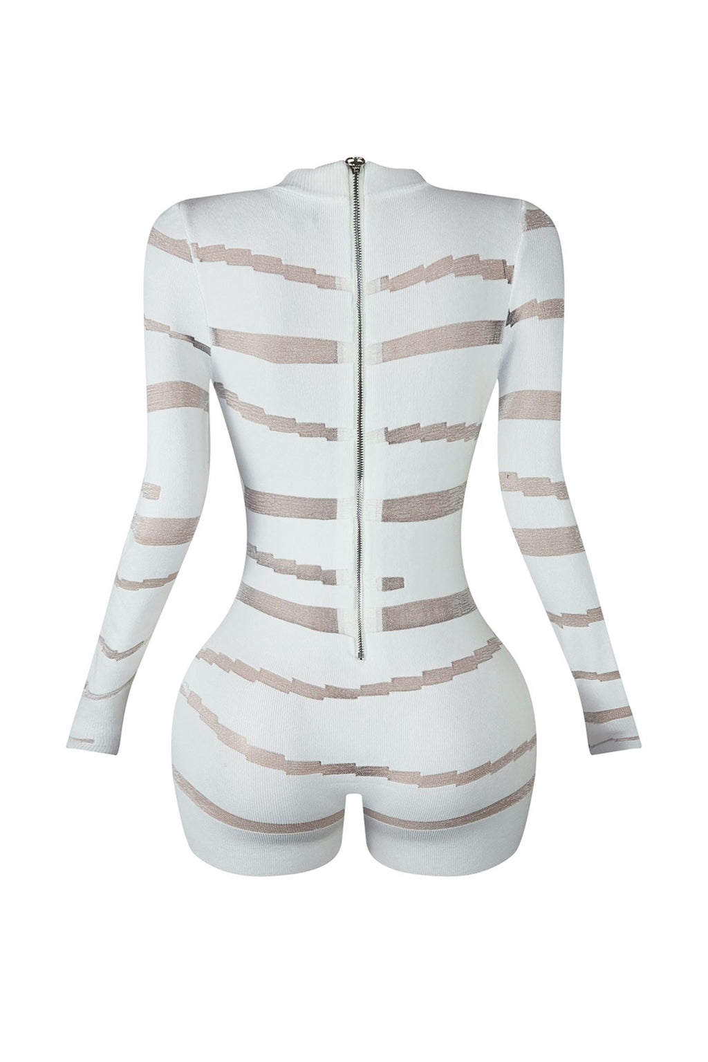 Sneak Peek Mesh Contrast Romper