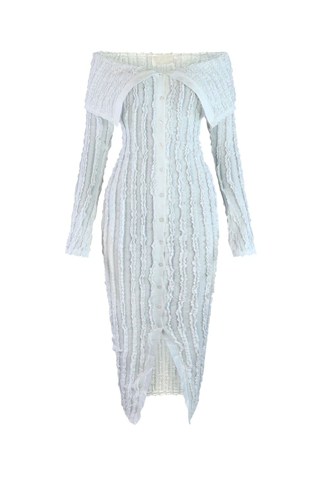 Melody Off Shoulder Mesh Dress