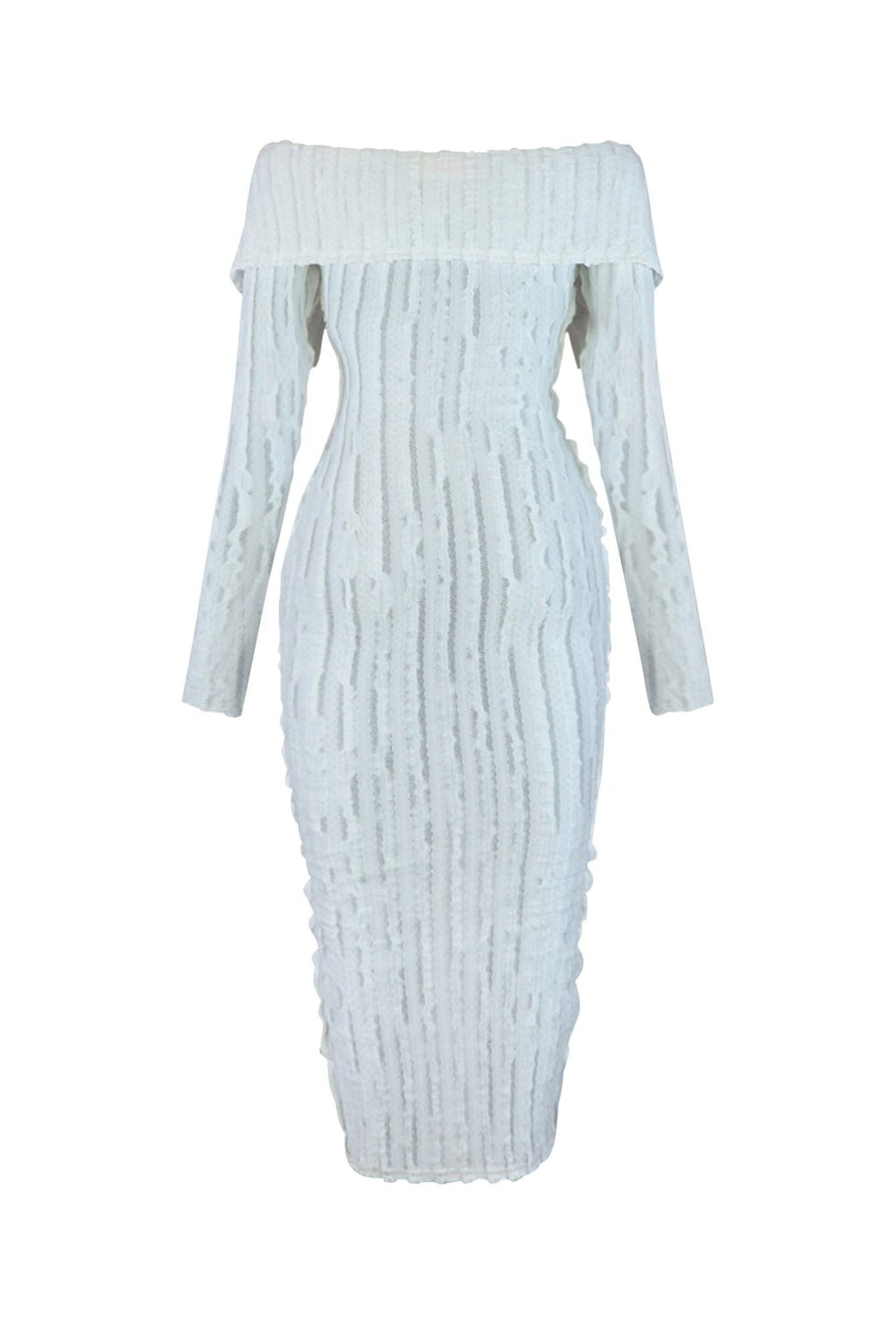 Melody Off Shoulder Mesh Dress