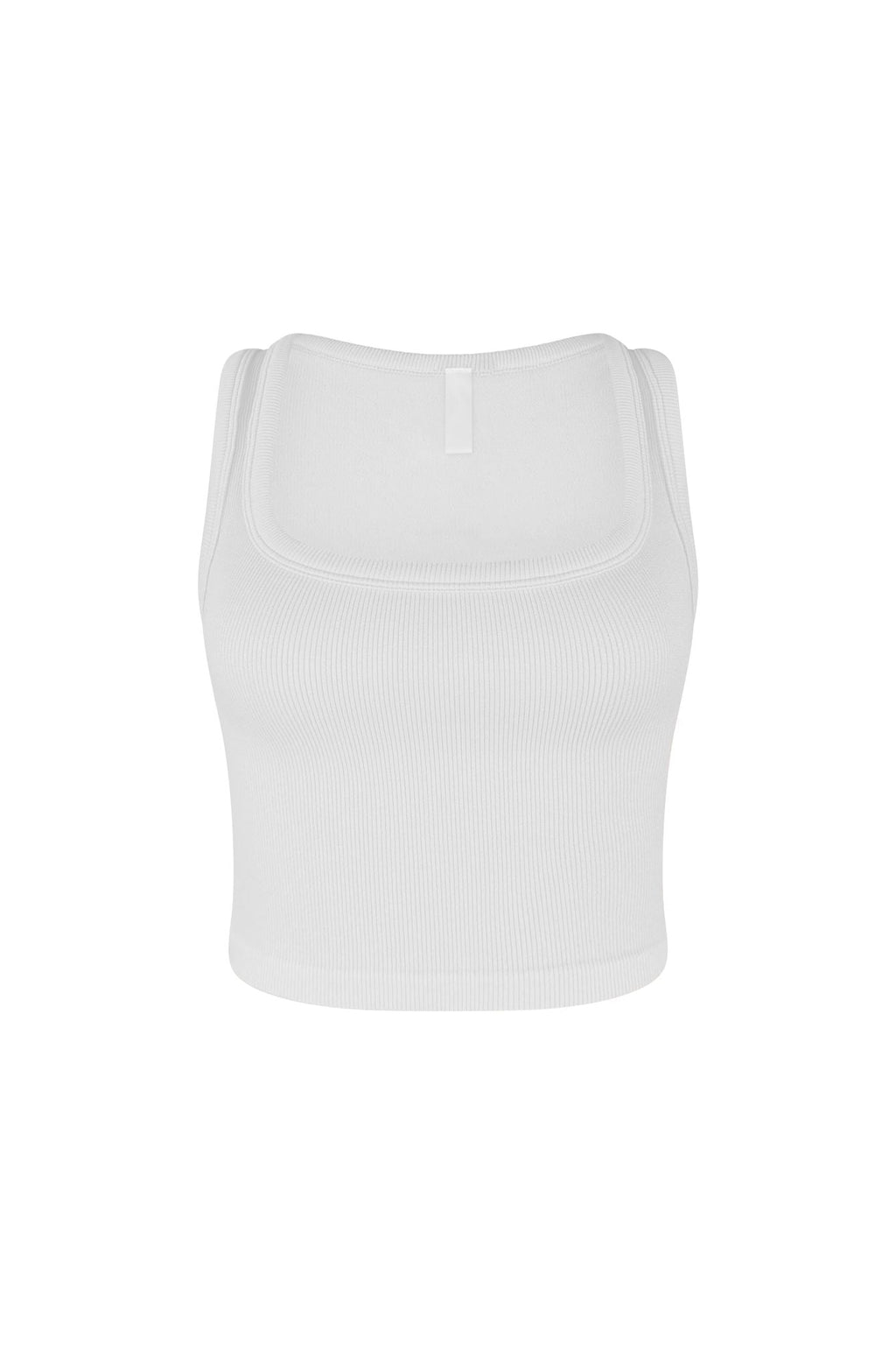 Hallie Basic Ribbed Tank Top