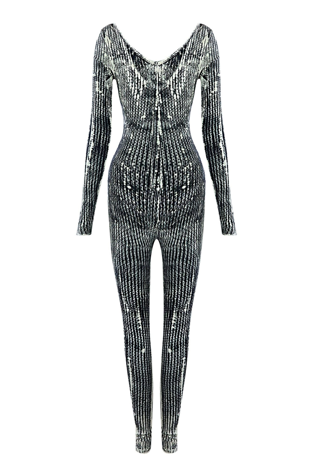 Skim Milk Ribbed Wide Neck Jumpsuit