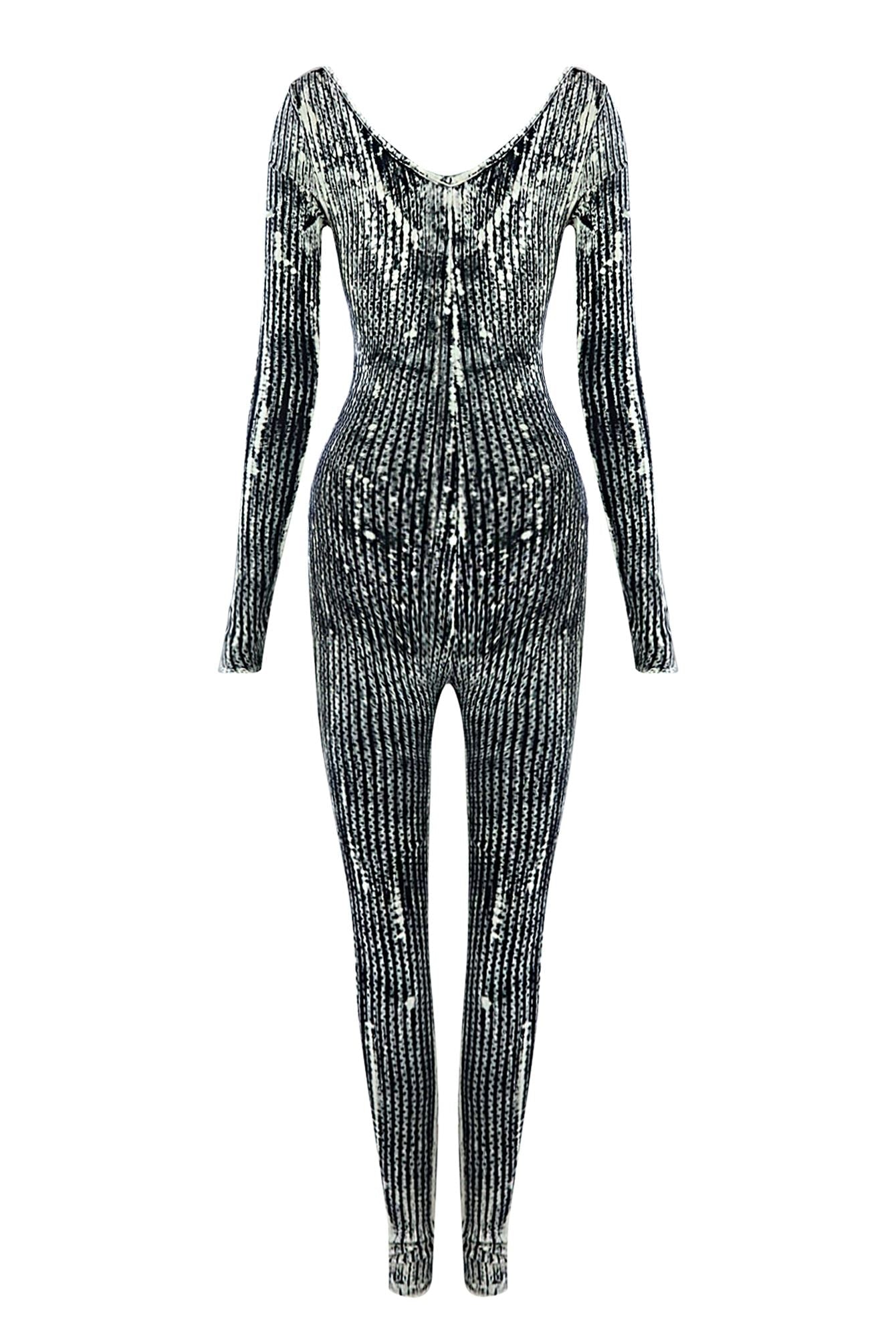 Skim Milk Ribbed Wide Neck Jumpsuit