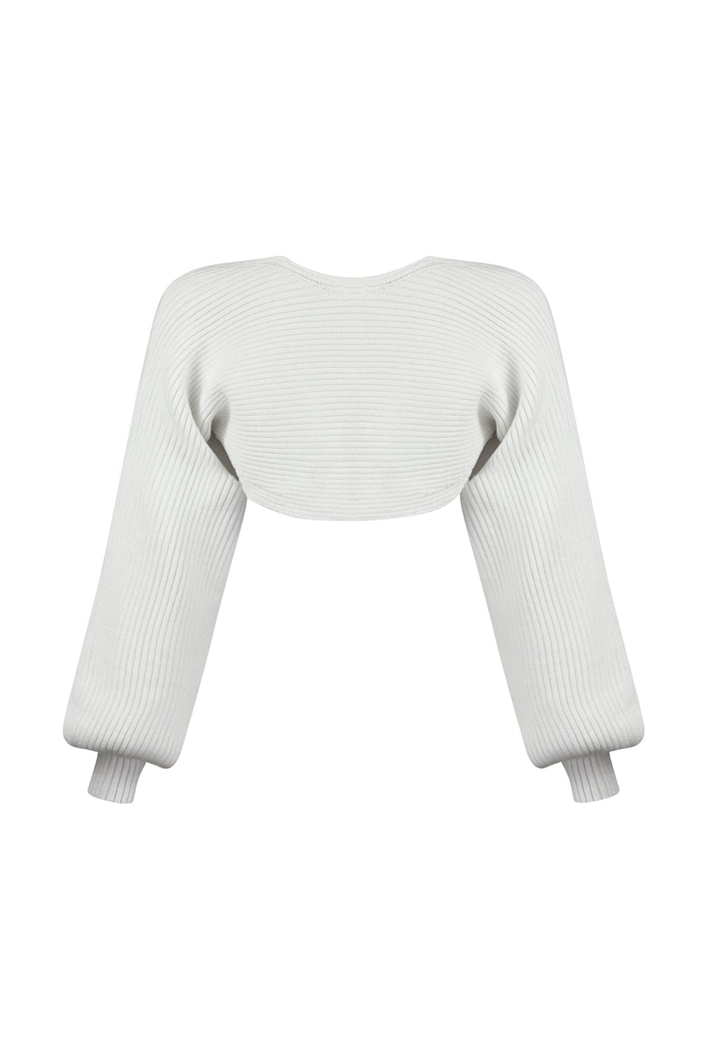 Matilda Ribbed Knit Bolero Cardigan