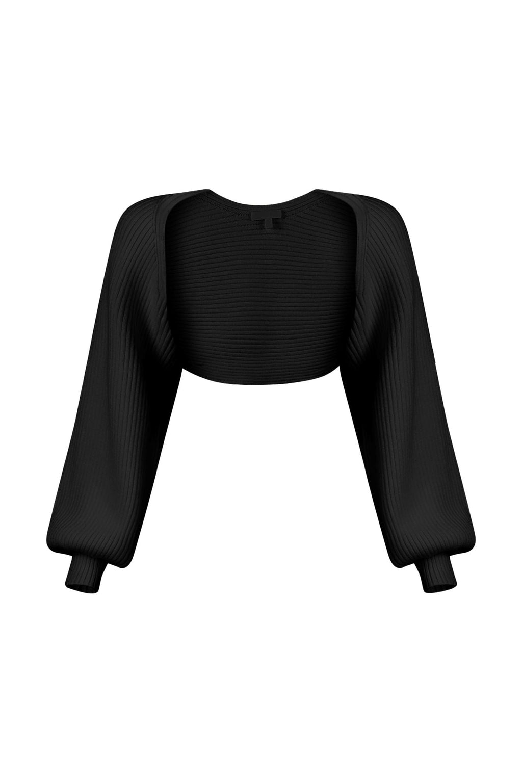 Matilda Ribbed Knit Bolero Cardigan