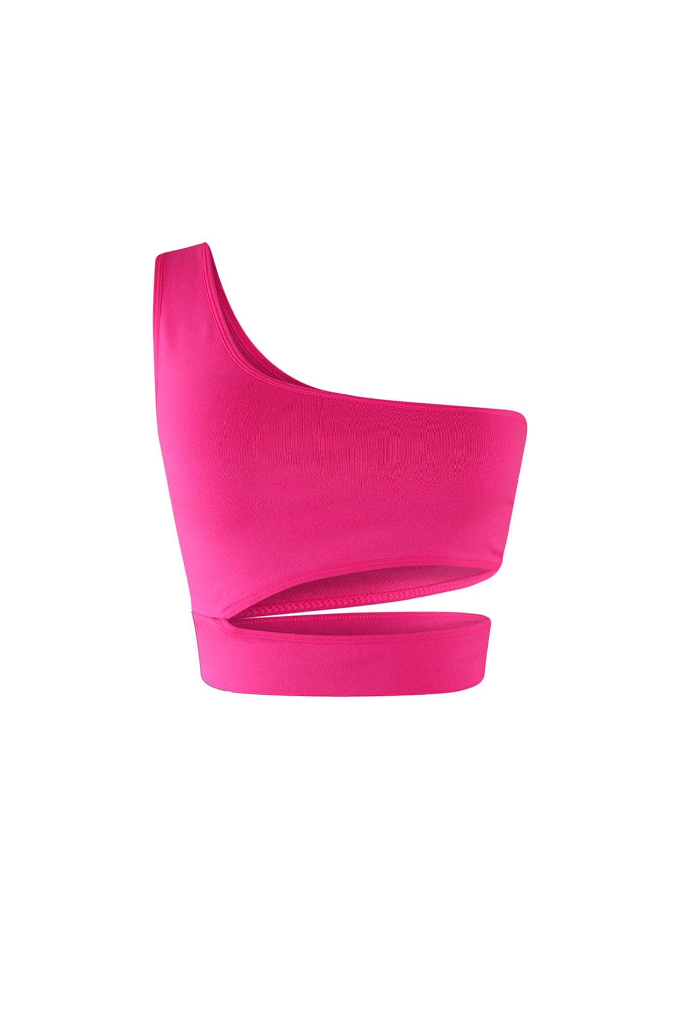 Soft Smooth One Shoulder Cutout Top