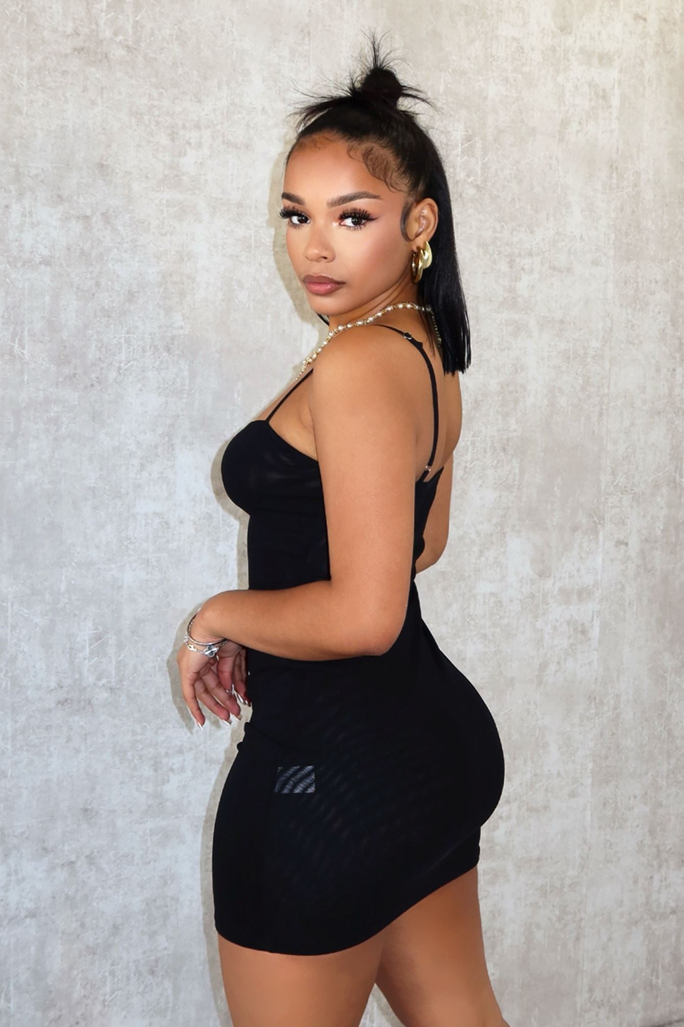 Sweet Innocence Mesh Cami Dress