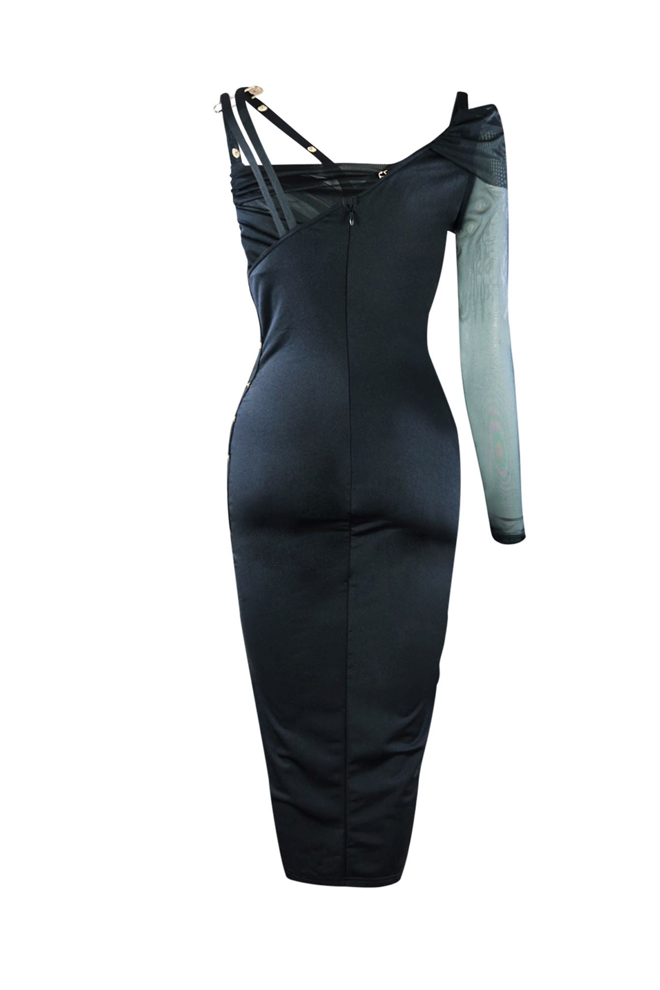 Lets Talk Paperclip Midi Dress