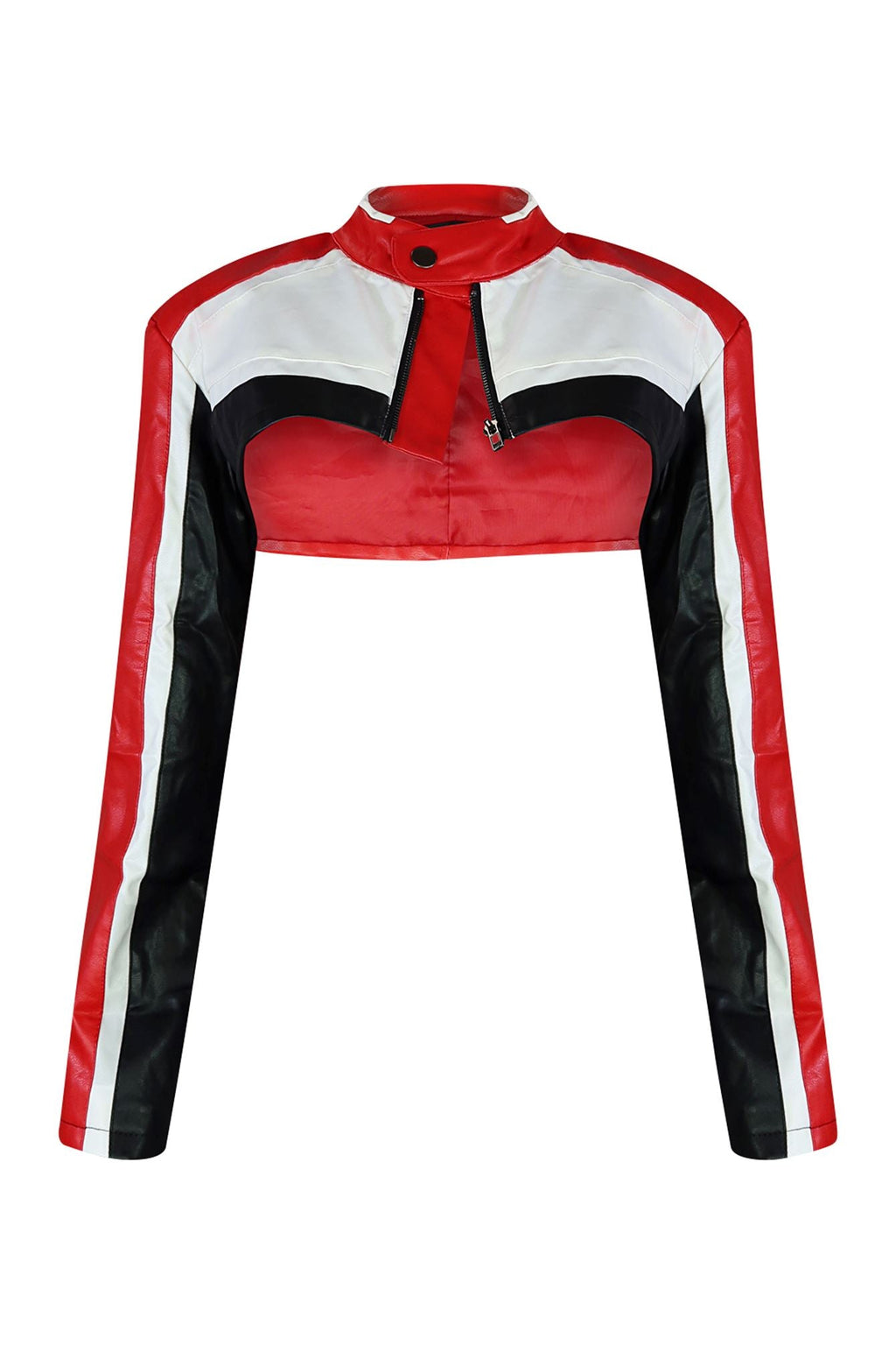 Bittersweet Faux Leather High Crop Jacket