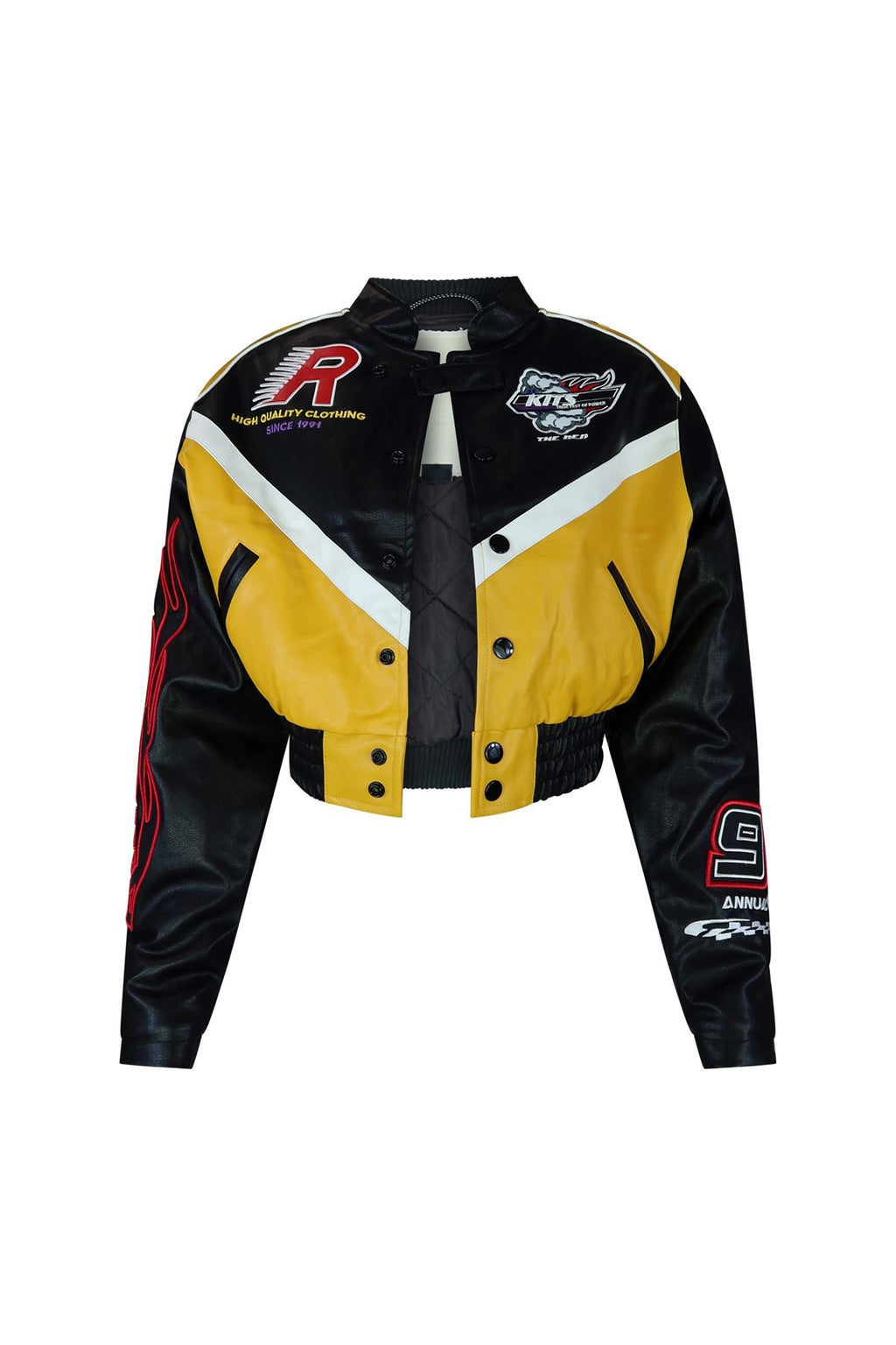 Motorsport Faux Leather Jacket