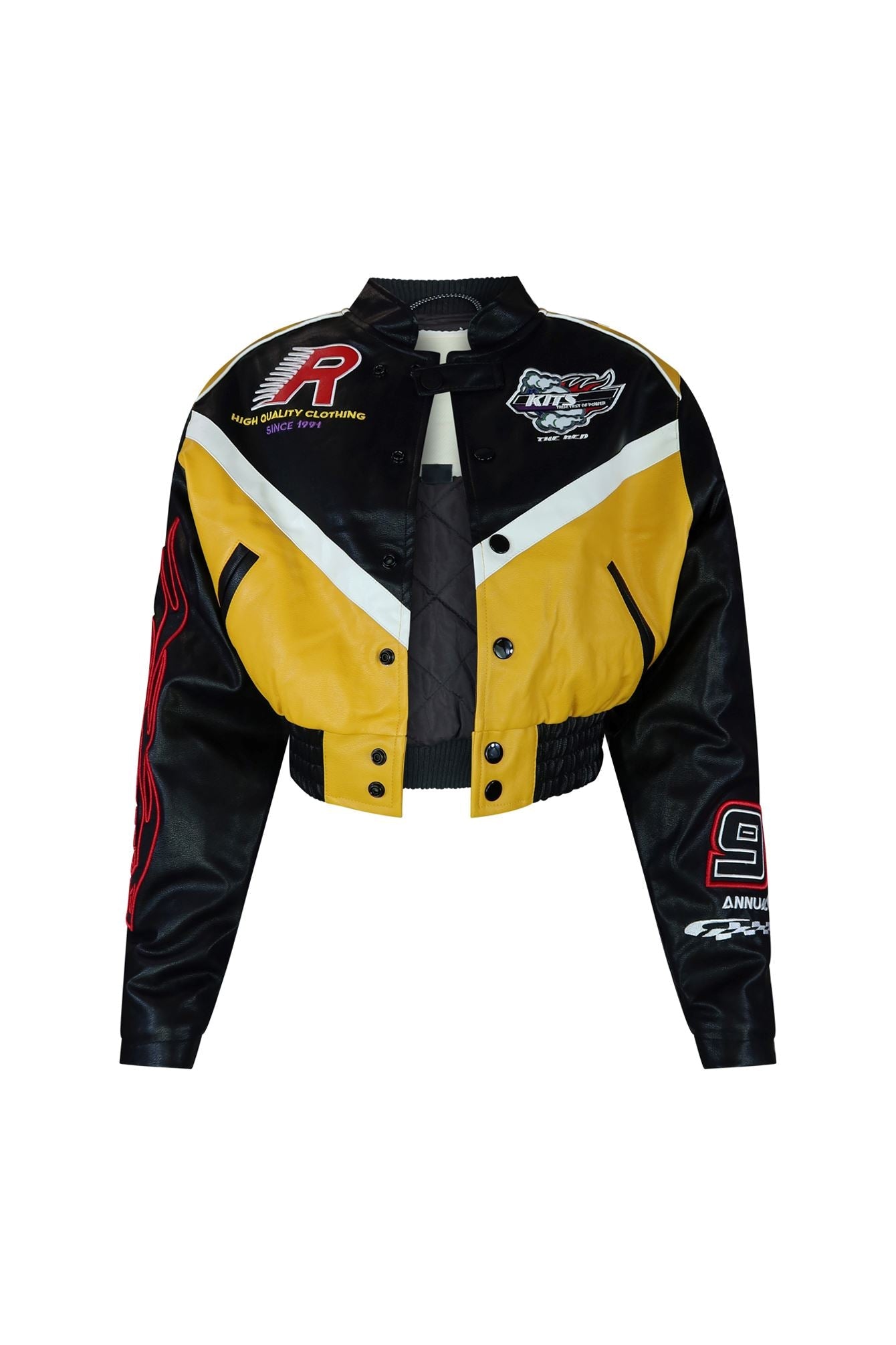 Motorsport Faux Leather Jacket