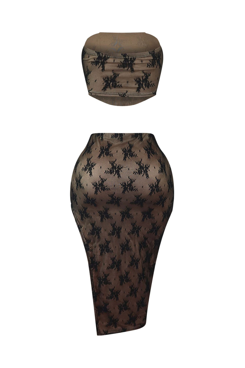 Lace Baby Corset Top & Skirt SET