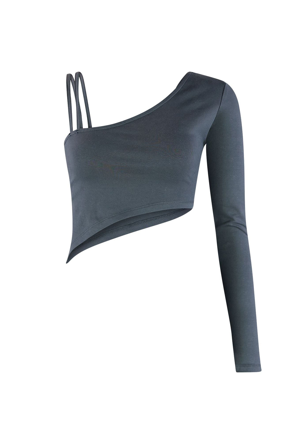 Later Asymmetrical Crop Top