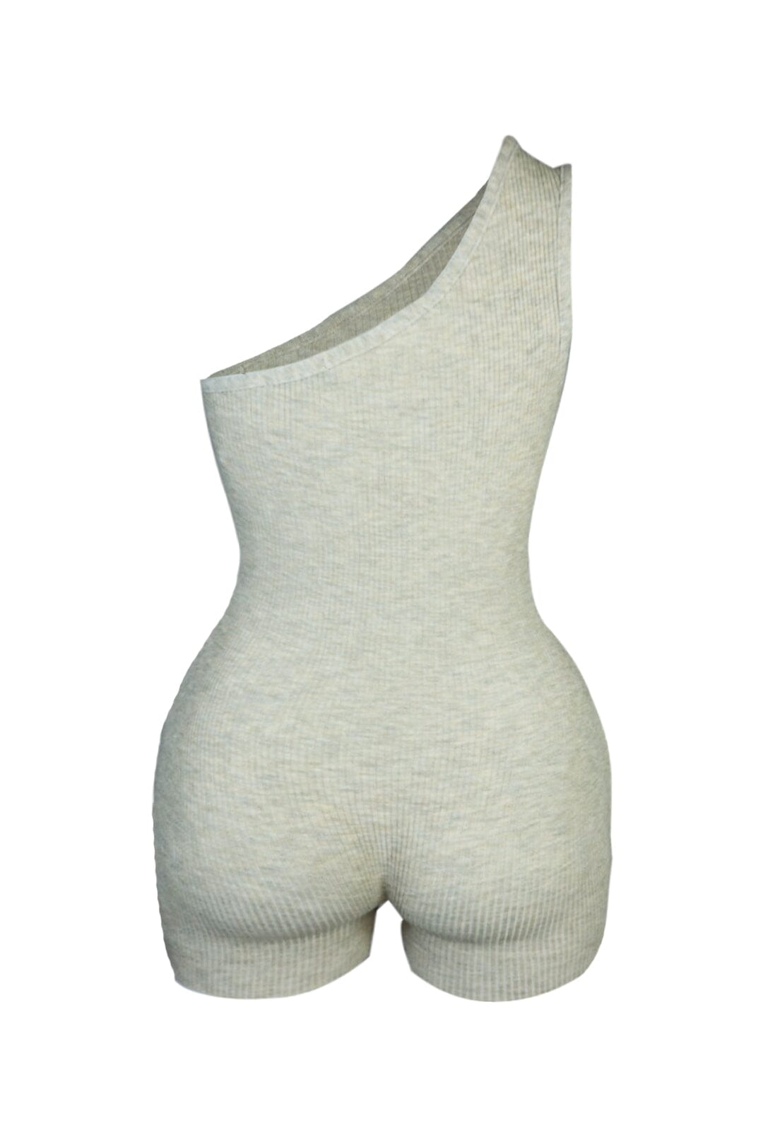 High Demand One Shoulder Ribbed Romper
