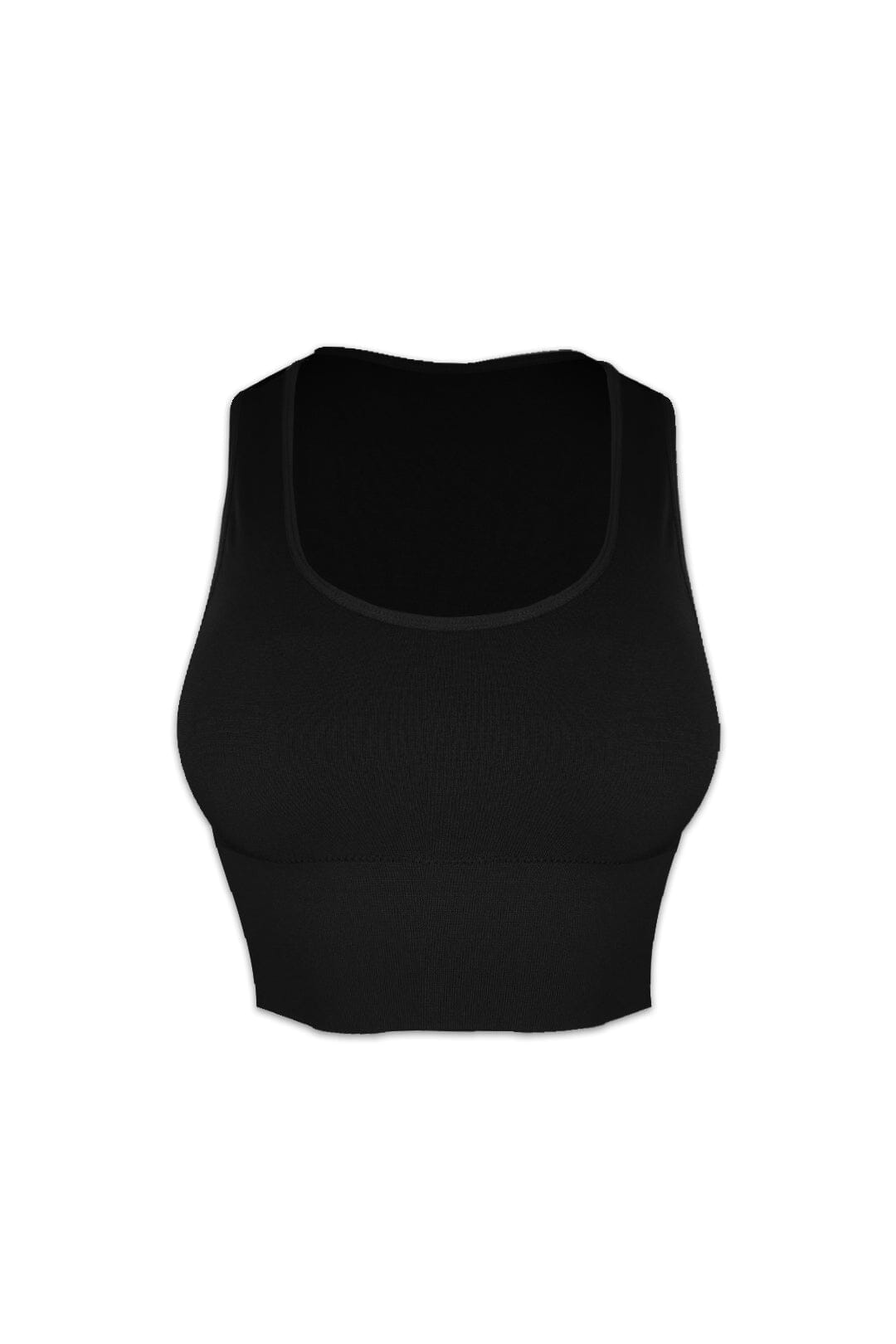 Soft Basic Smooth Scoop Neck Top