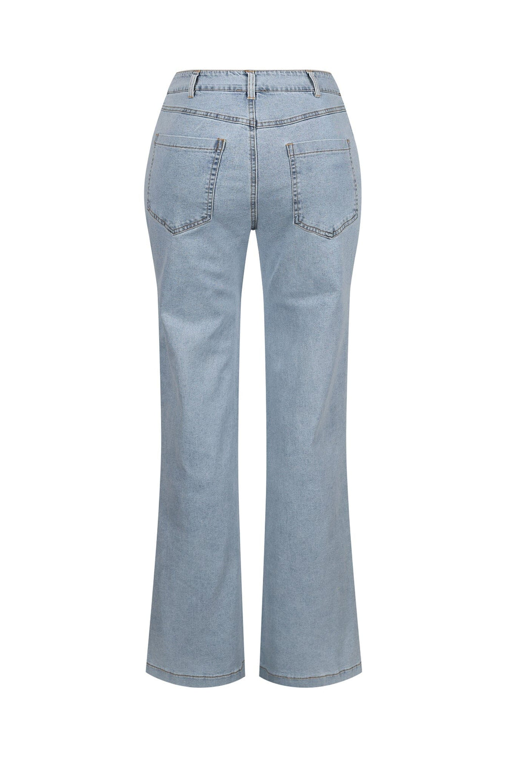 Wear The Attitude Cutout Baggy Jeans