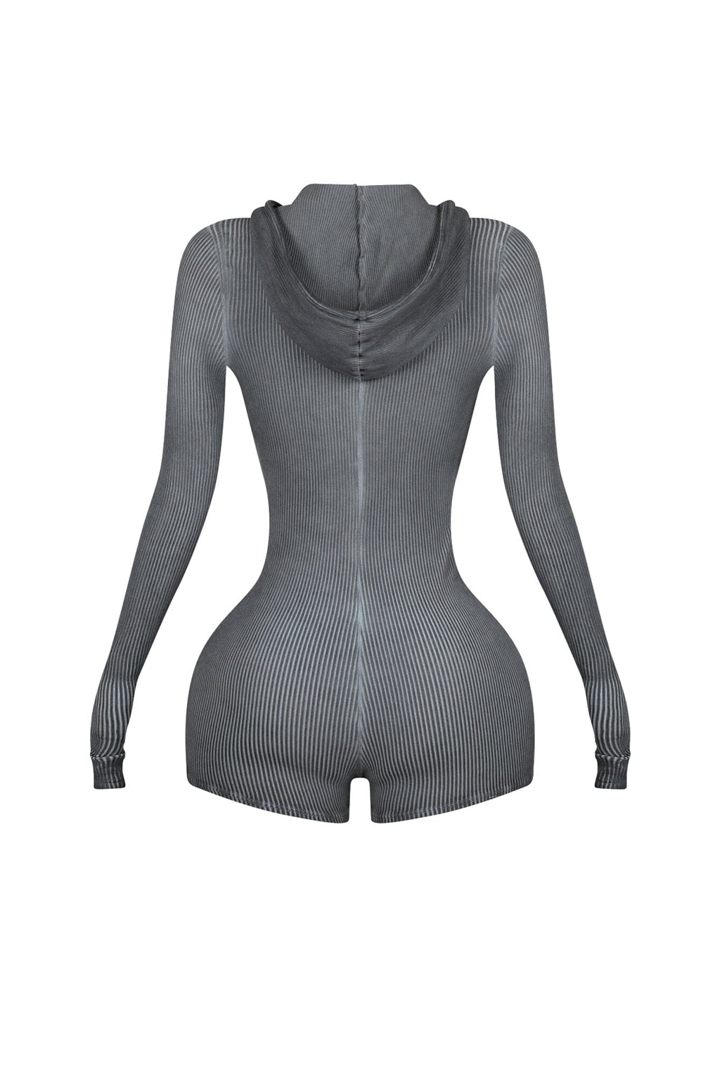 Meg Mineral Washed Hoodie Thumbhole Romper