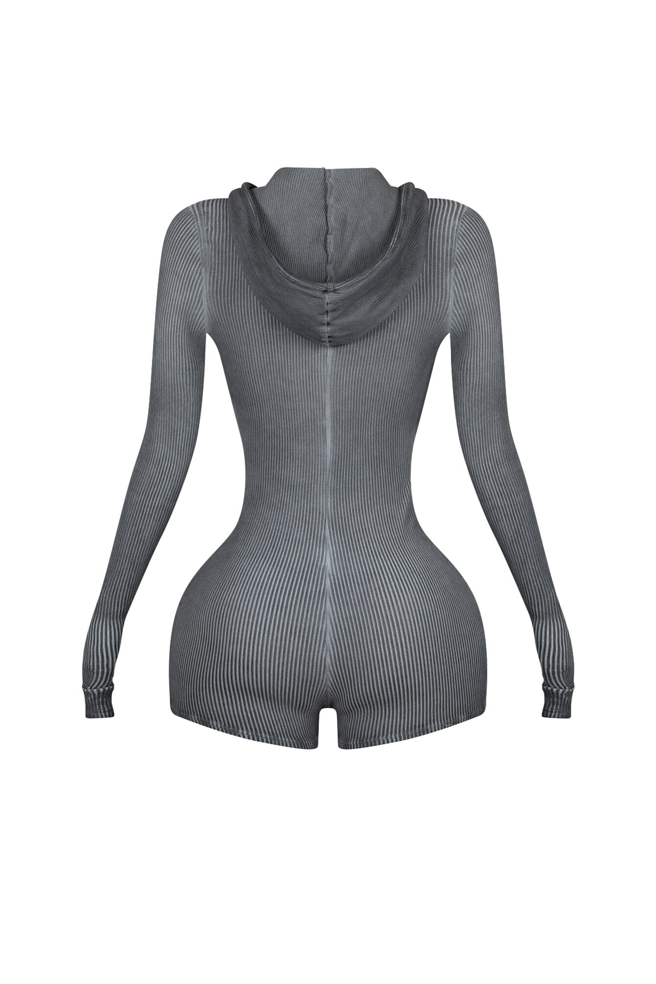 Meg Mineral Washed Hoodie Thumbhole Romper