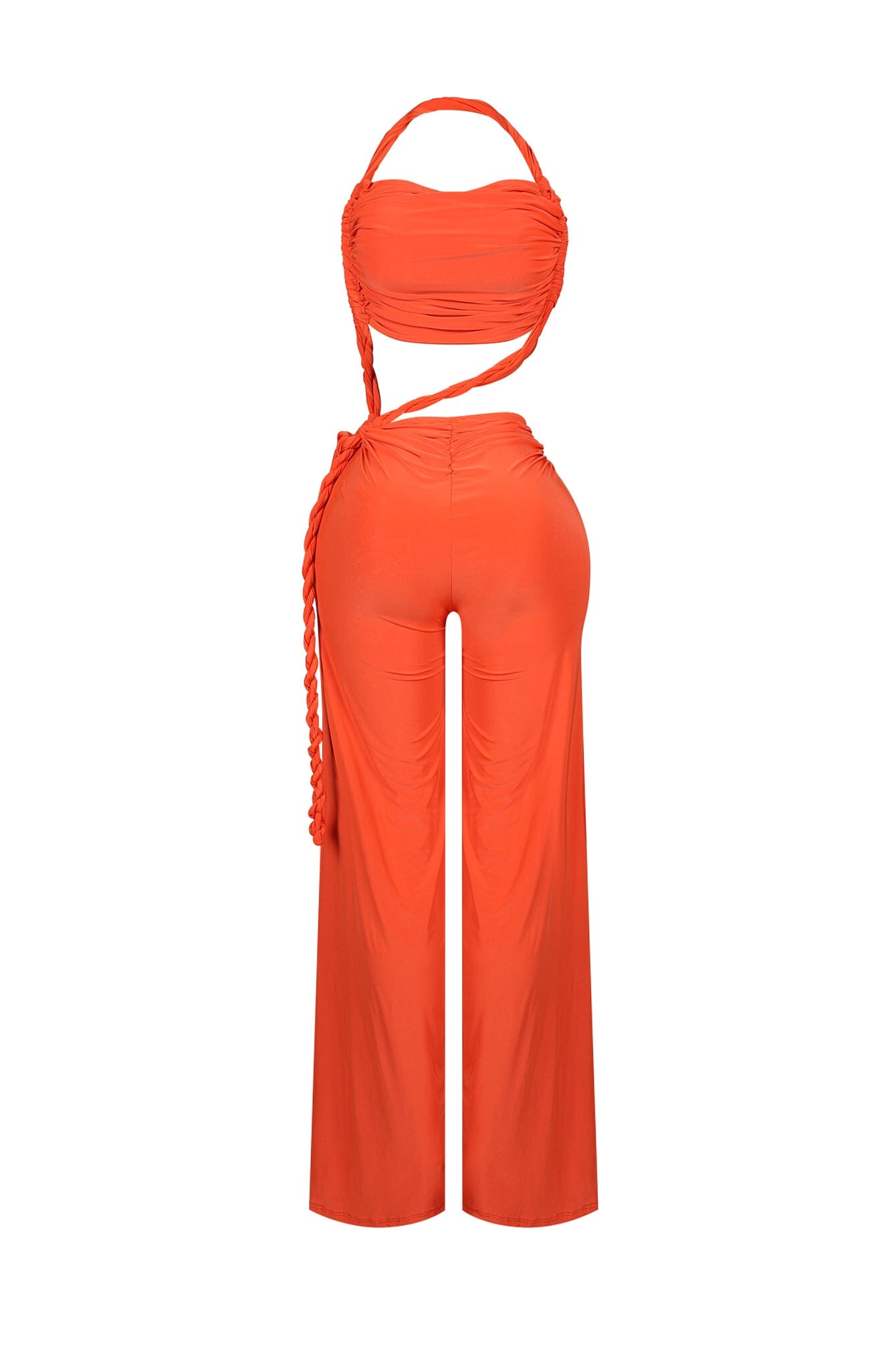 Ultra Cool Twist Cutout Wide Leg Jumpsuit