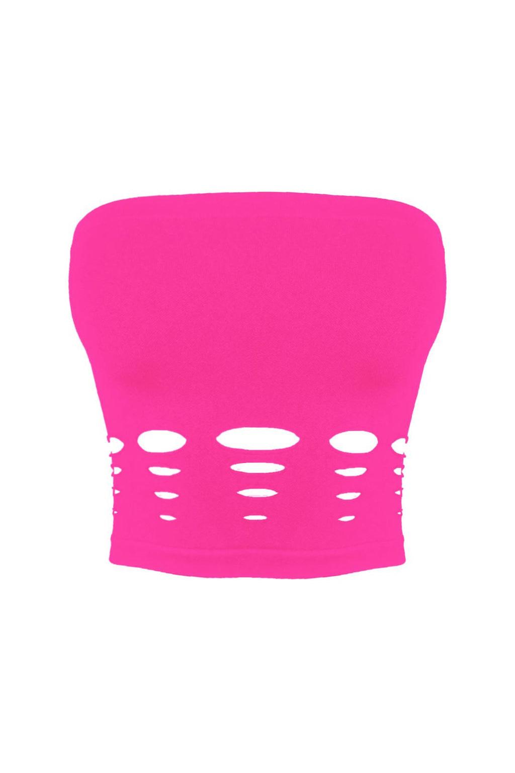 Electricity Cut Out Tube Top