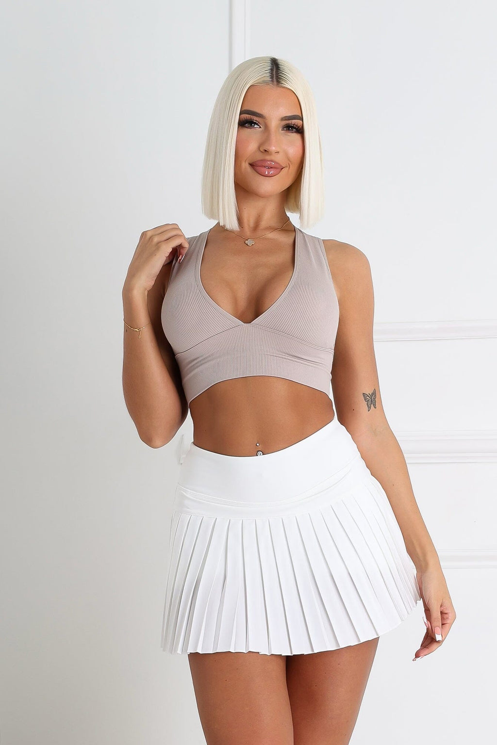 Performance Pleated Mini Tennis Skirt