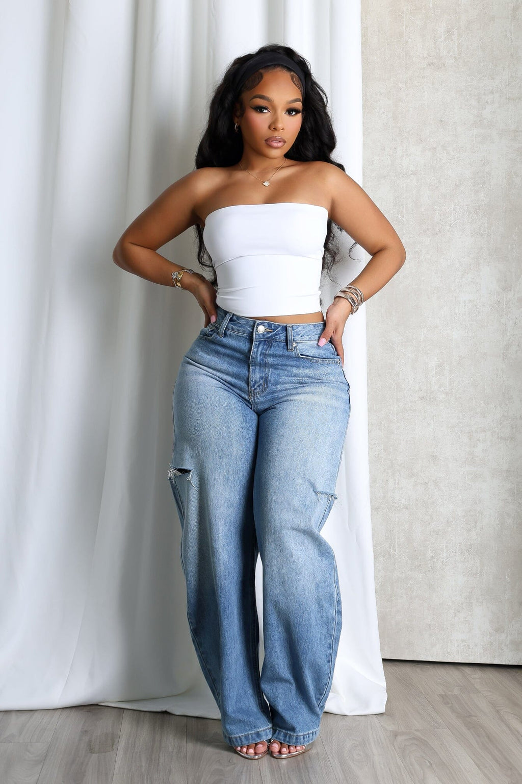 Tomboy Baggy Fit Carpenter Denim Jeans