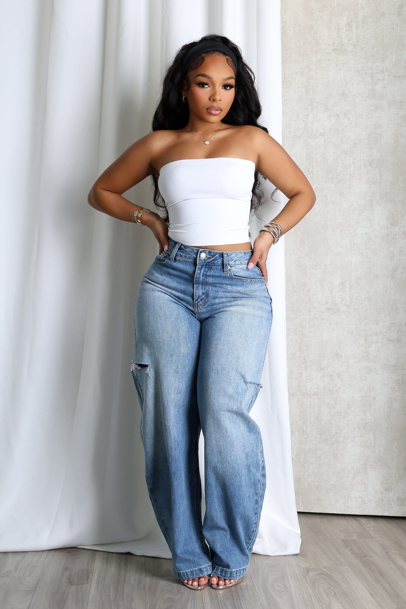 Tomboy Baggy Fit Carpenter Denim Jeans