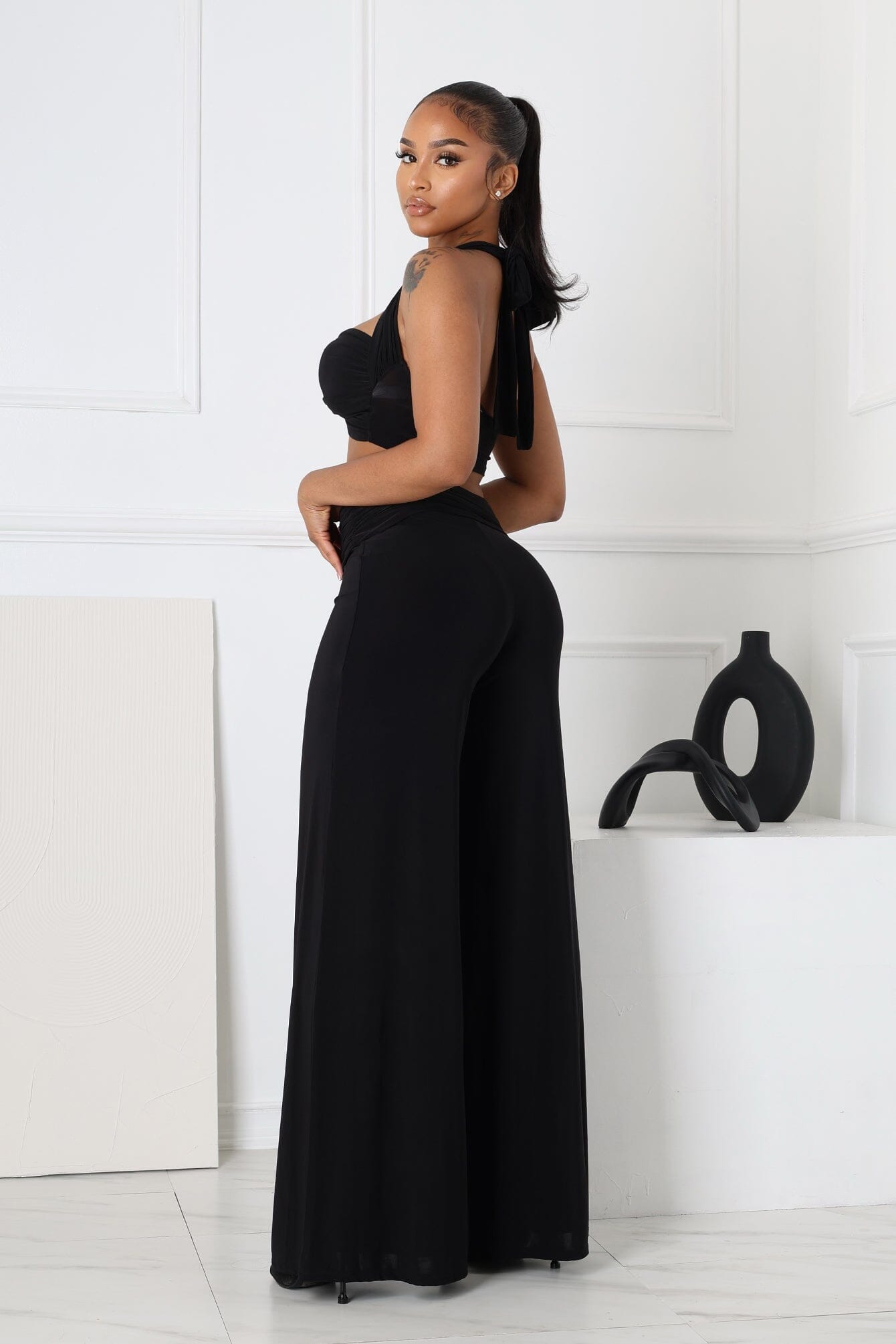 Jein Halter Multi Way Top & Pants SET