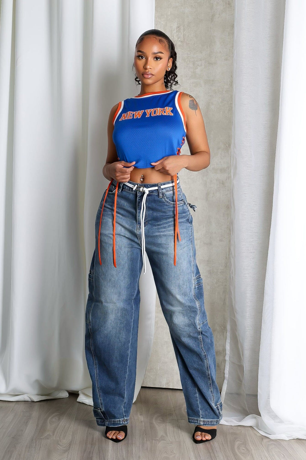 Empire Mesh New York Jersey Top