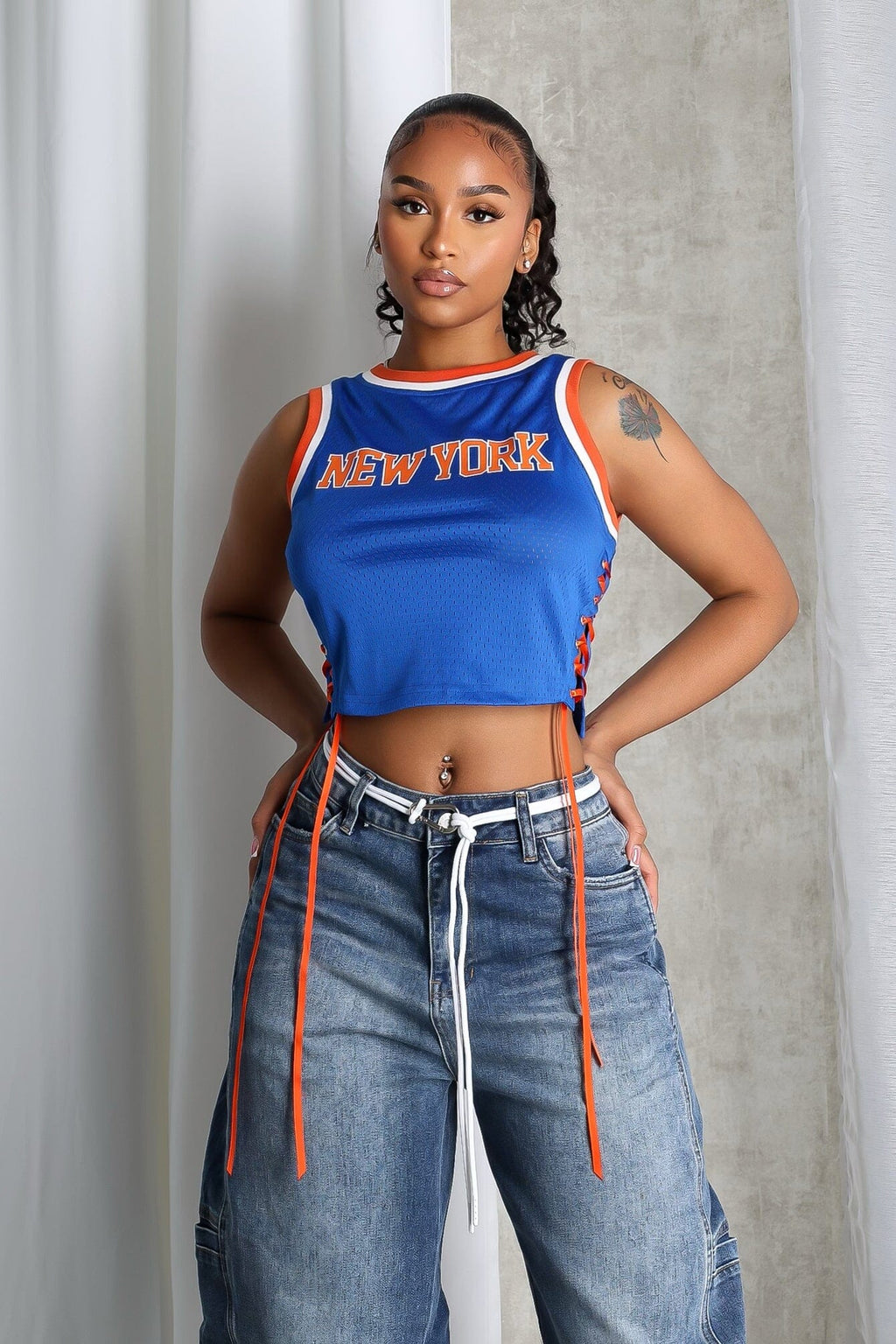 Empire Mesh New York Jersey Top