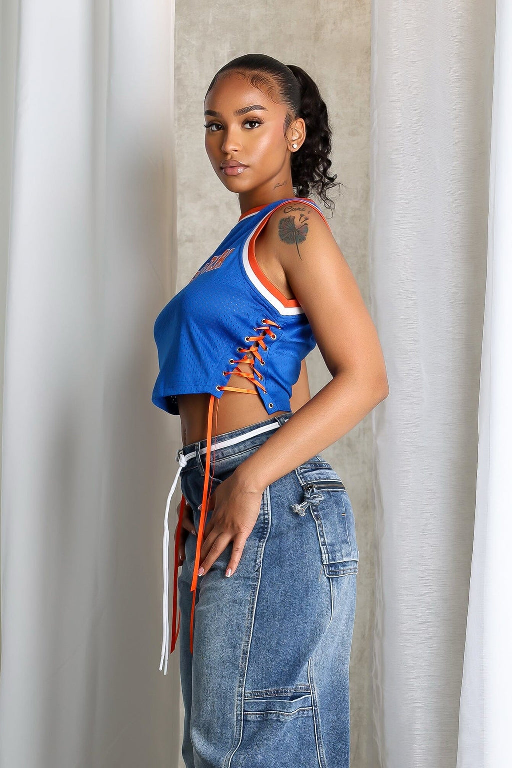 Empire Mesh New York Jersey Top