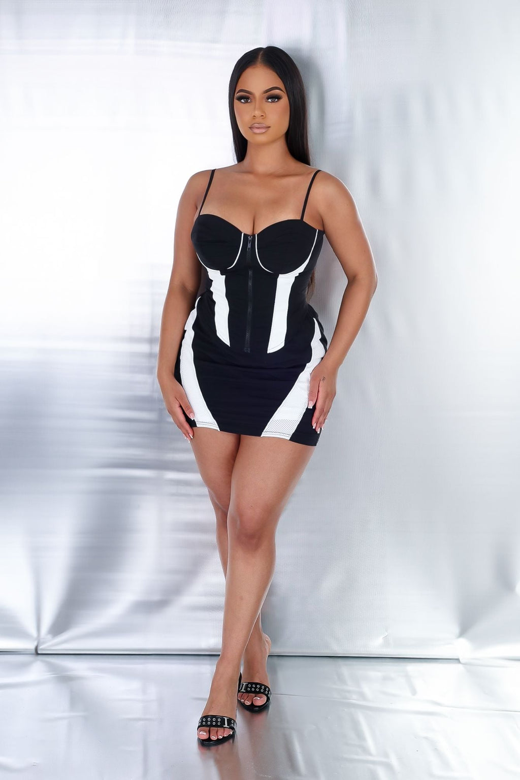 Cookie Bustier Windbreaker & Skirt SET