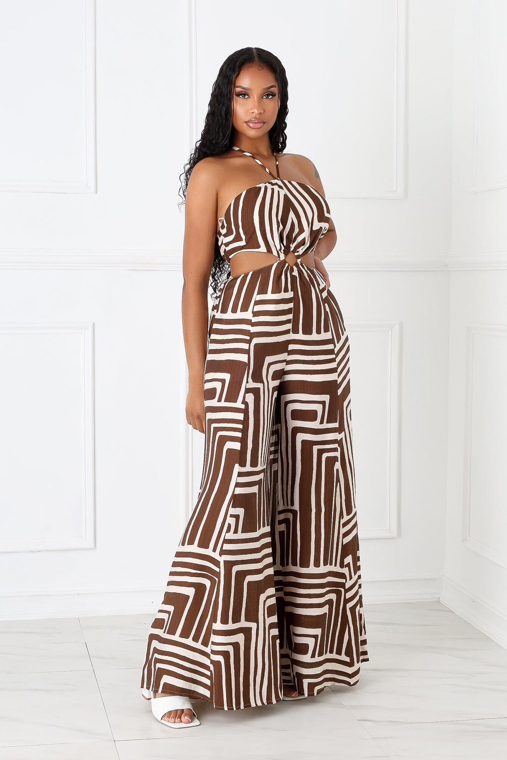 Toledo Halter Cut Out Jumpsuit