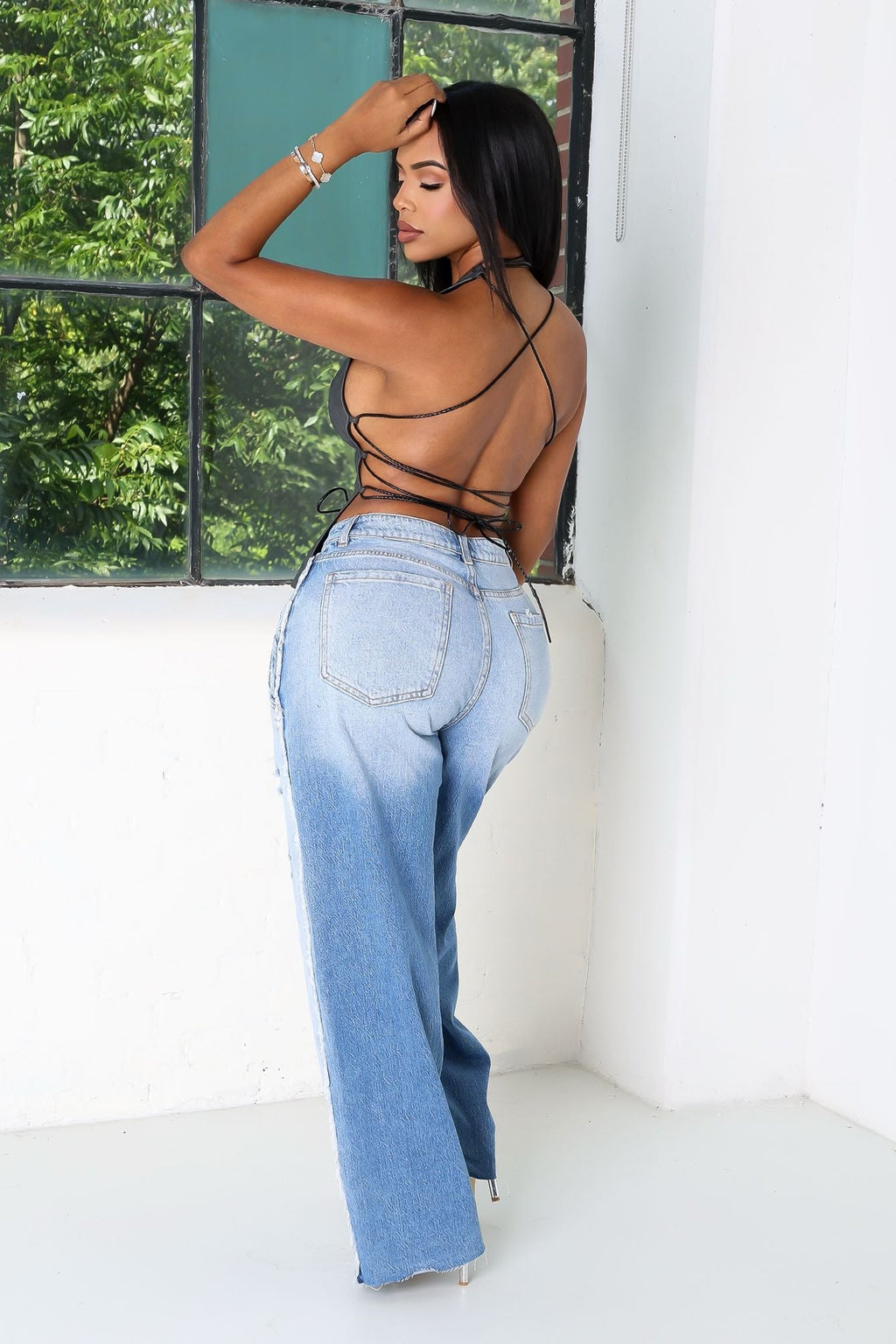 Every Junction Double Waist Jeans