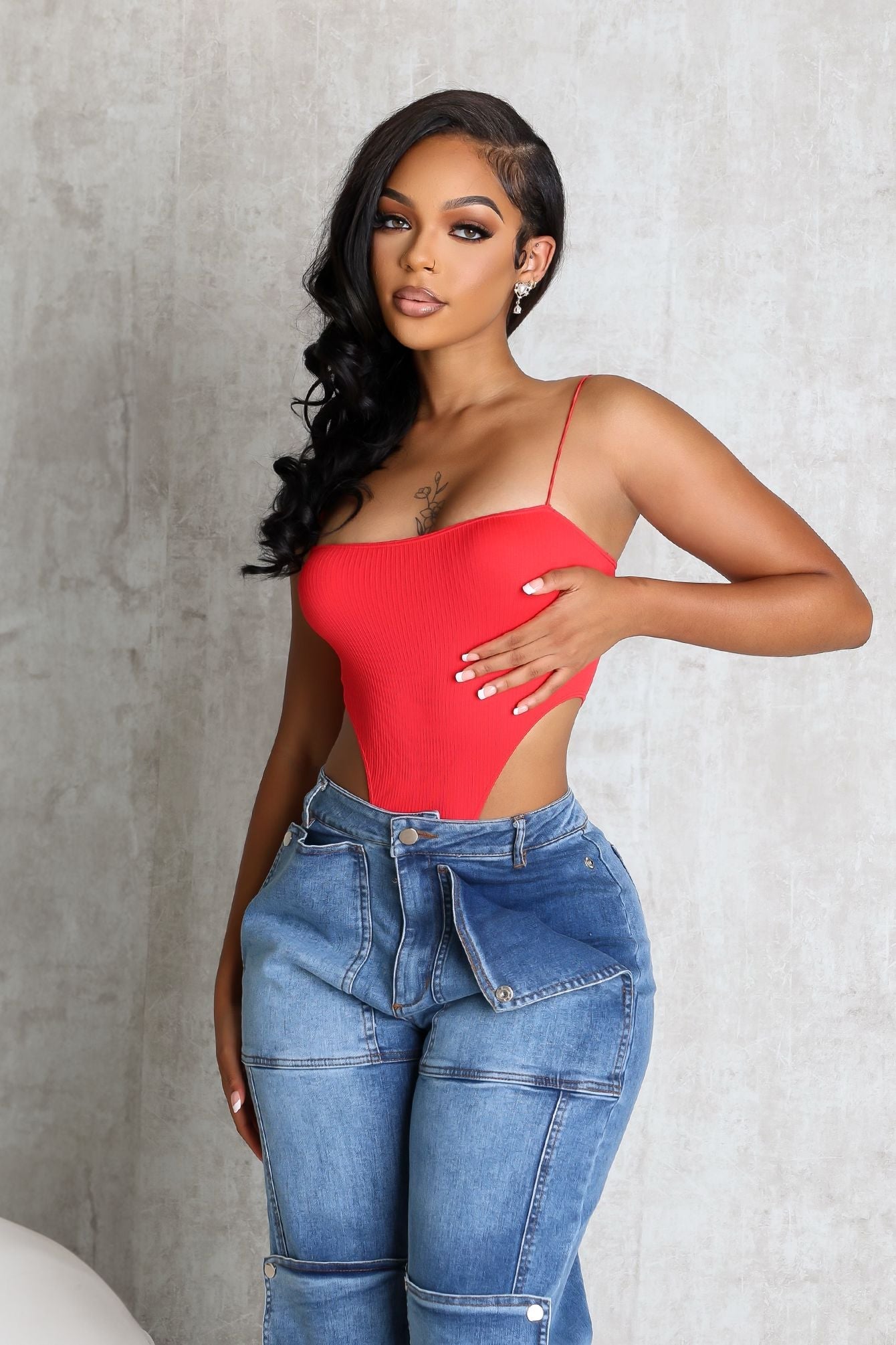 Jin High Cut Tank Bodysuit