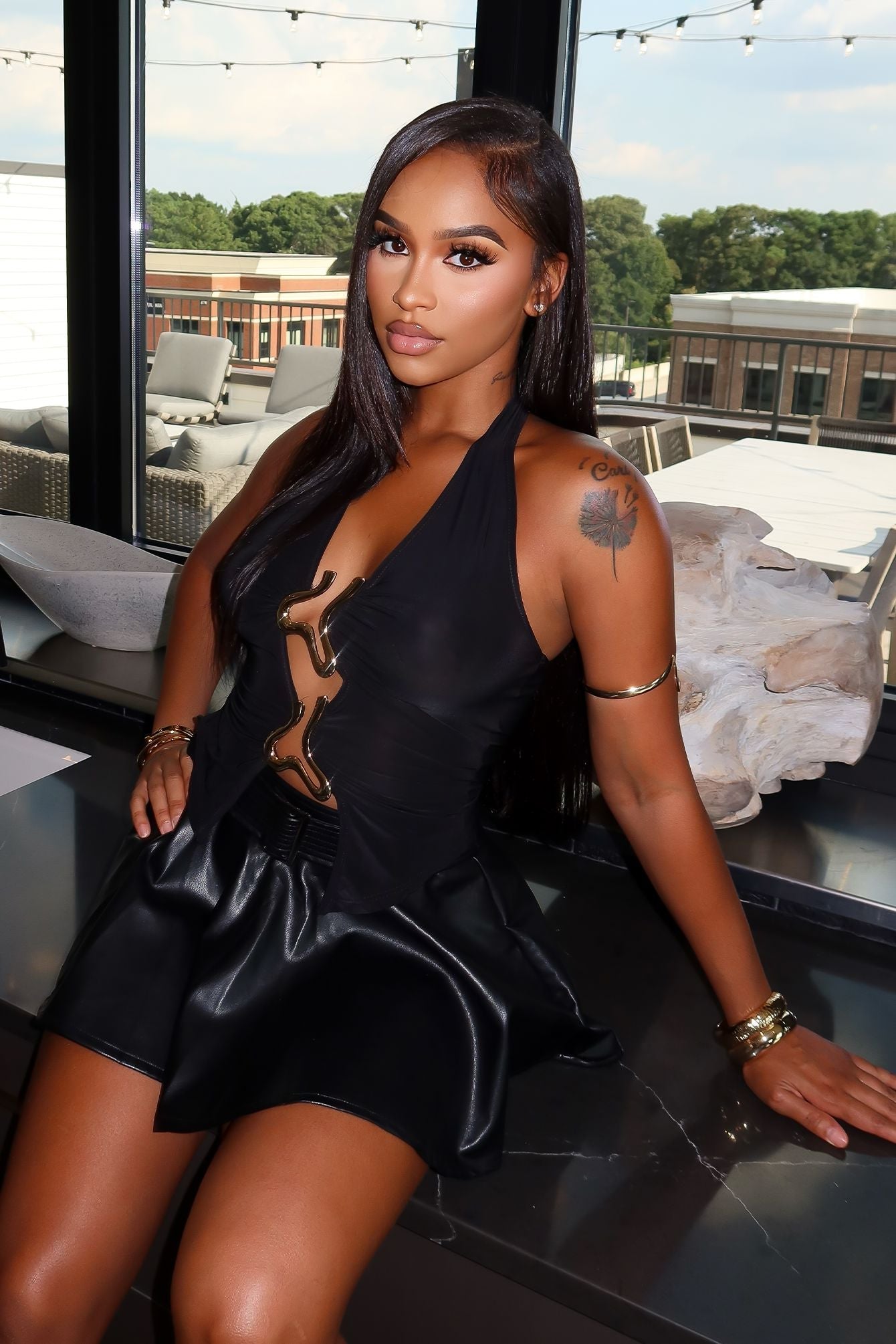 Leger Slinky Halter Top