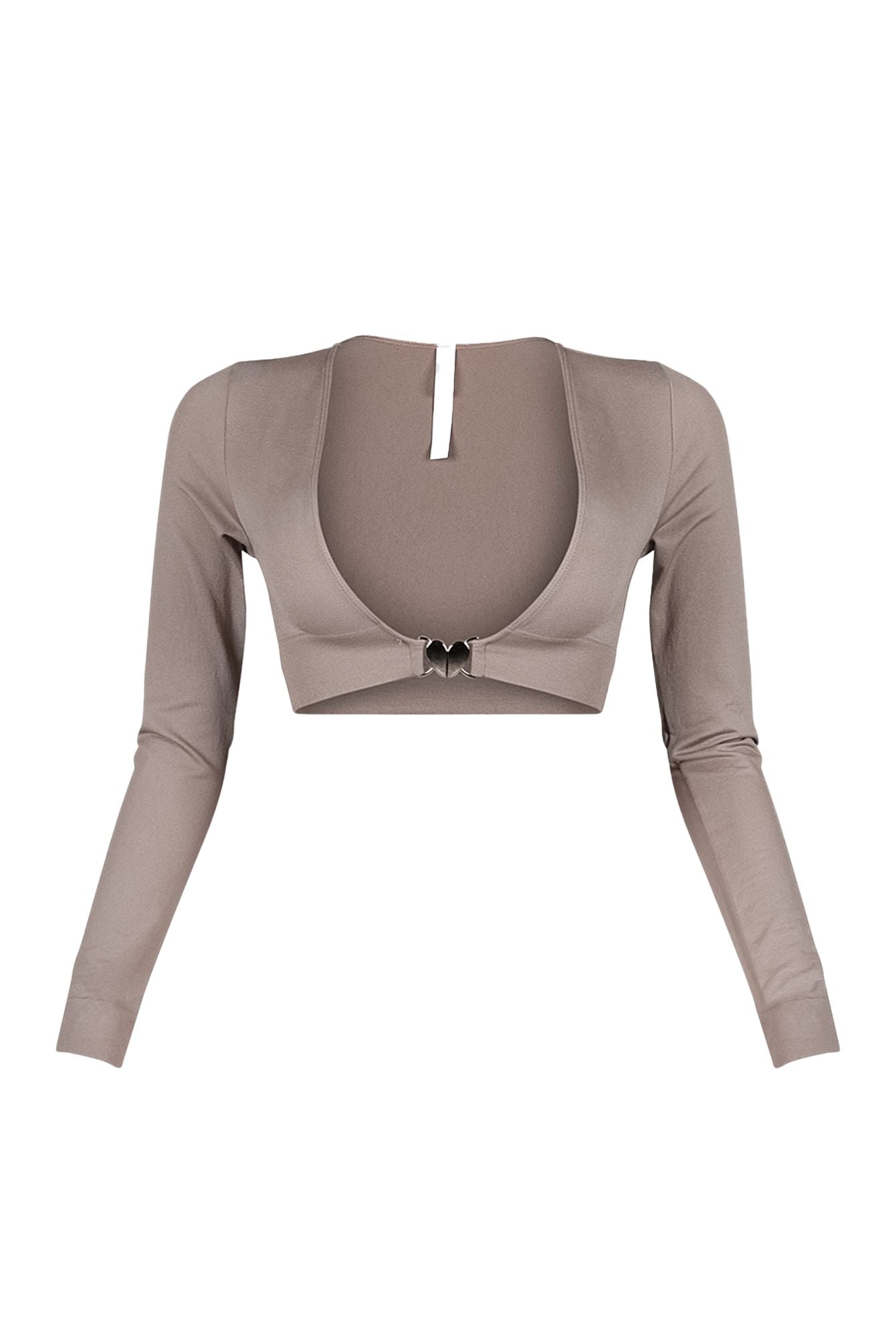 Jayce Contour Clasp Long Sleeve Top