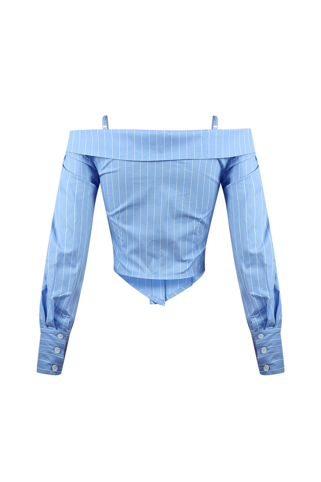 Remy Striped Shoulder Button Down Shirt