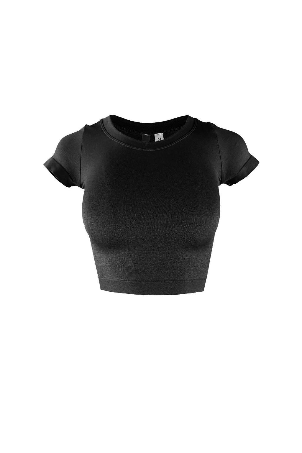 Soft Basic Smooth Cropped Tee