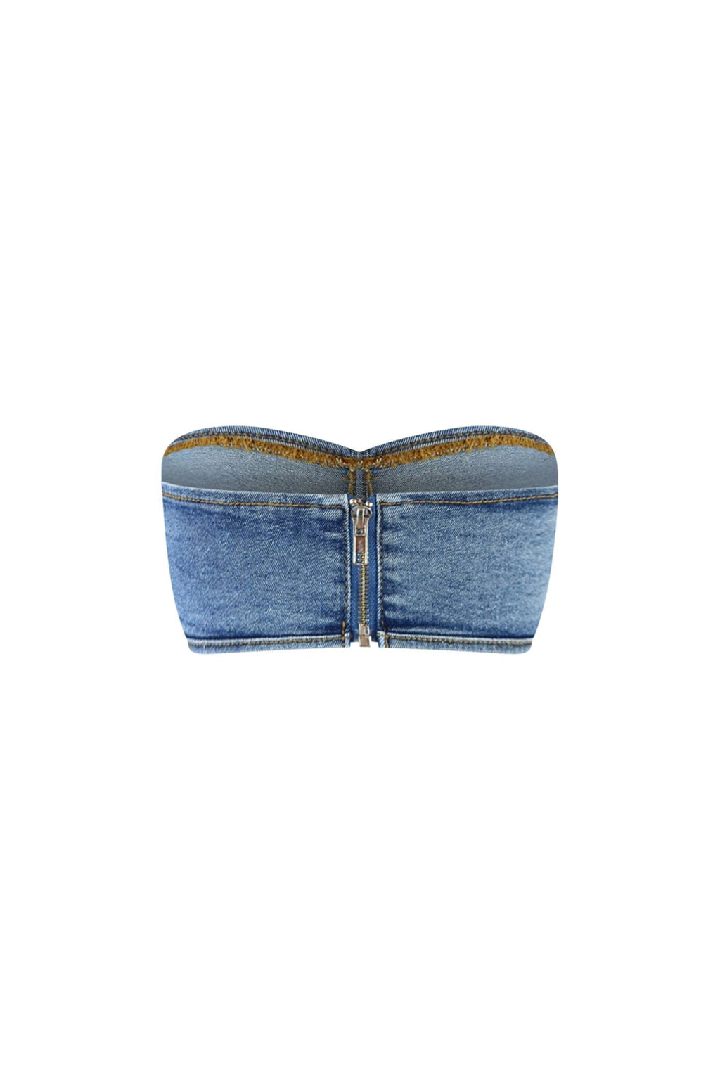 Hang With Me Denim Pocket Tube Top