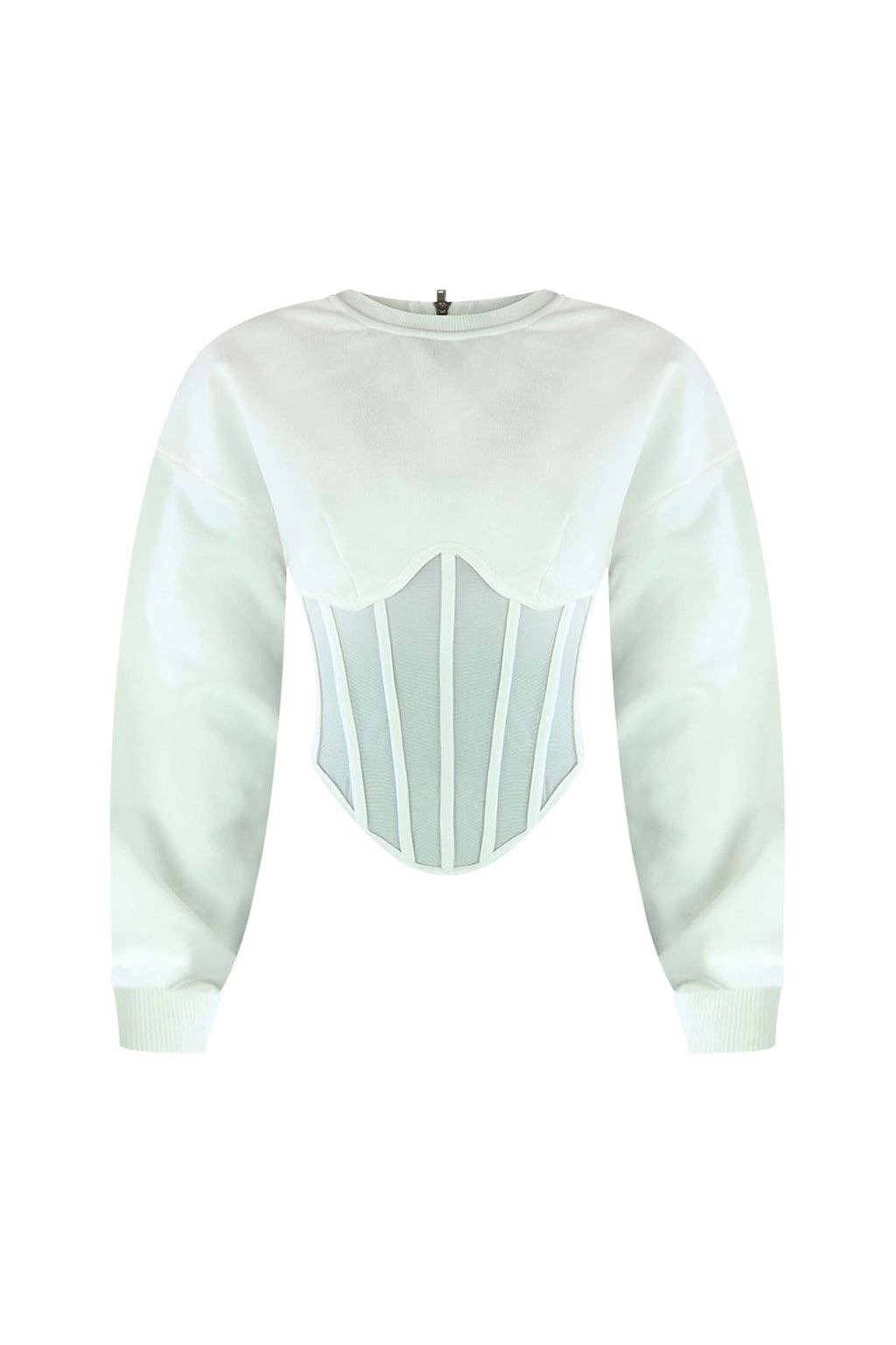 Be Your Self Corset Sweatshirt Top